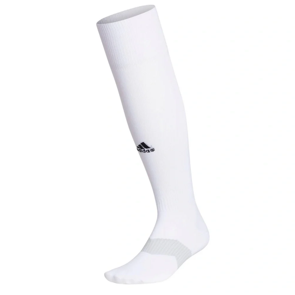ADIDAS UNISEX WHITE SOCCER SOCKS